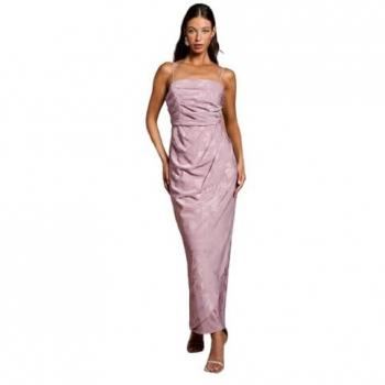 Coast Women’s Lilac Satin Midaxi Wrap Dress