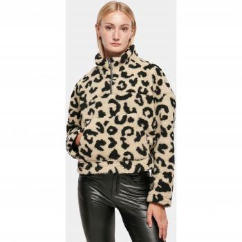 Maglione Donna Urban Classics AOP Sherpa 3XL Sand Leo