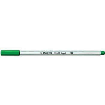 0 x Stabilo Premium-Filzstift mit Pinselspitze Pen 68 brush smaragdgr