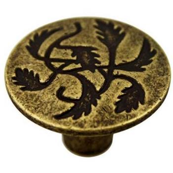 Klassischer Möbelknopf Schrankknopf Schubladenknopf Küchengriff Messing ø 36mm