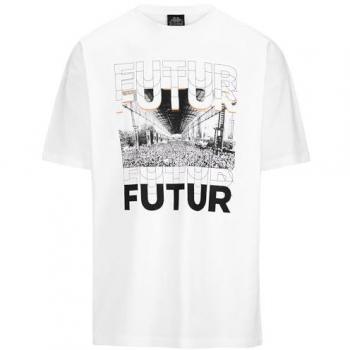 Kappa Herren T-Shirt Authentic Future Festival Weiß (S)