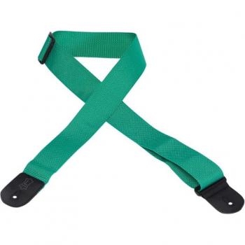 Sangle Polypropylène Verte pour Guitare Levy's