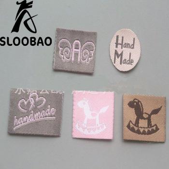 100Pcs Handmade Love Heart Sewing Labels