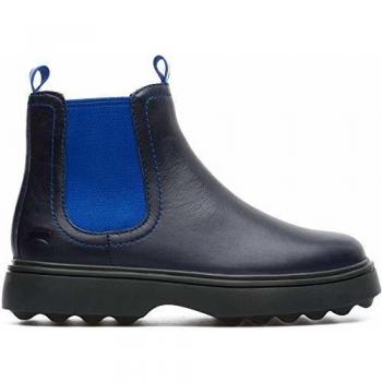 Norte Blue Leather Boots – 12.5 US, Smooth Finish