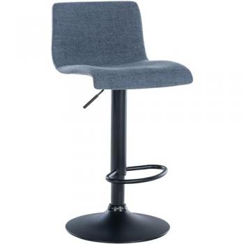 Branford Bar Stool – Taburete Azul en Tela