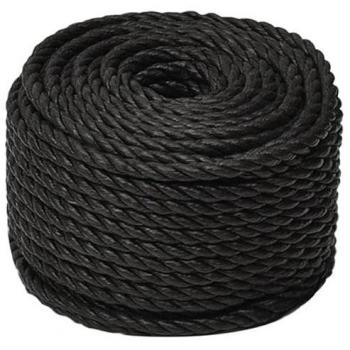 Corde de travail 14 mm 250 m en polypropylène noir