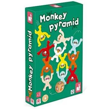 0-teiliges Geschicklichkeitsspiel MONKEY PYRAMID