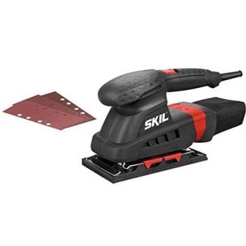 Skil, Levigatrice orbitale 7347 AA + Set carta abrasiva da 3 pz