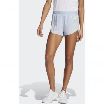 Pantaloni corti adidas donna Adizero Split azzurro verde