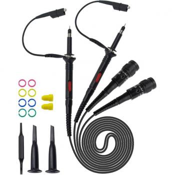 Sonde d'oscilloscope Cleqee BNC kit de fils de test