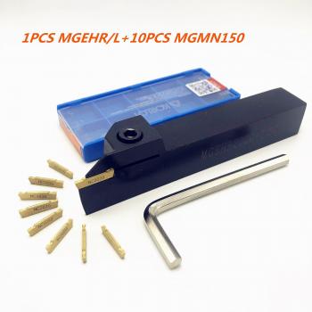MGEHR2020-1.5 Lathe Tool Holder Set with 10 MGMN150 Cutting Tools