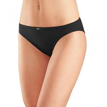 Slip H.I.S Gr. 50, schwarz Damen Unterhosen aus elastischer Baumwoll-Qualität