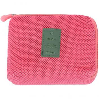 22x15cm Nylon Mouse Bag with Earphone and Cable Storage
