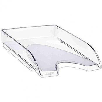 BANDEJA SOBREMESA CEP PLASTICO TRANSPARENTE 348X257X66 MM