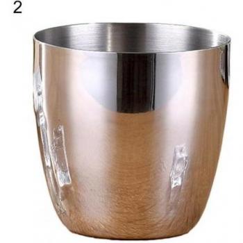 Tasse en inox 240/300ml, grande ouverture, résistante à l'usure
