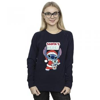Lilo & Stitch Santa’s Here Cozy Holiday Top – Navy