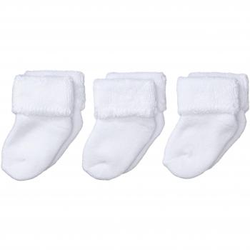 Sterntaler Calze bianche per neonati, confezione da 3