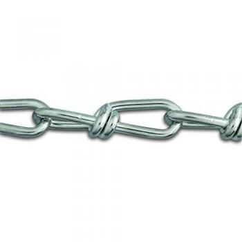 Chapuis BV2 Bobine de Chaîne non soudée nouée Victor en Acier Zingué 50 kg Ø 2 mm x 25 m