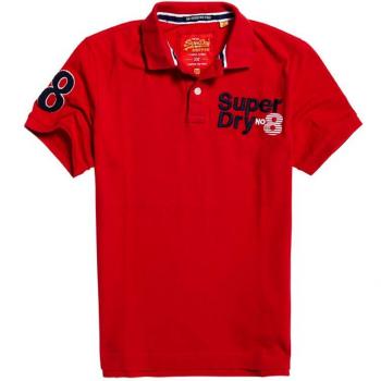 Polo Superdry Clssc CNY Suprstate, Hombre, Color Rojo, Talla 2XL