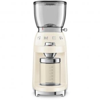 Cream‑Silv Smeg CGF11 350g Coffee Grinder (150W)