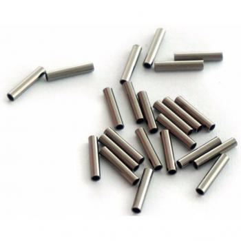 Rompin 100pcs Fishing Accessories Stainless Steel Line Sleeves 1.0mm-2.8mm