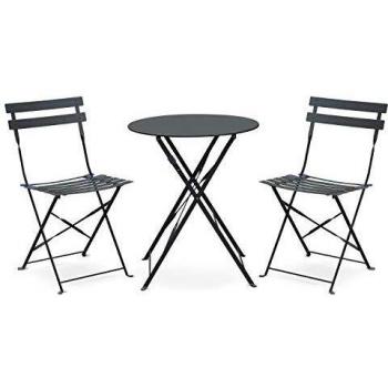 60cm Emilia Bistro Table Set with Chairs