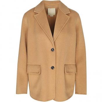 Giacca Woolrich Beige in Pura Lana Vergine per Donna Taglia XS