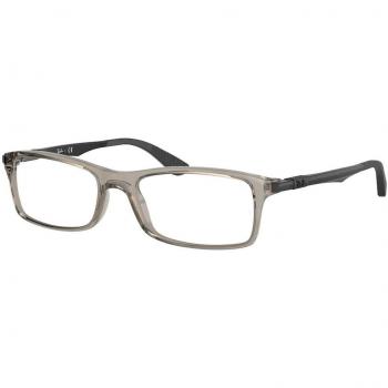 Ray-Ban RX7017 8059 56 Lentes Recetadas Para Hombre Grises