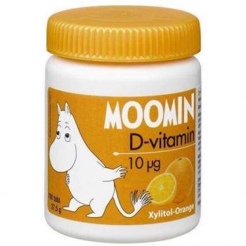 Moomin D 10 µg Xylitol Saveur Orange