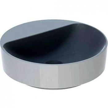 Keramag GmbH Geberit VariForm Aufsatzwaschtisch rund, 450mm, mit Hahnloch, ohne Überlauf, Farbe: Weiß