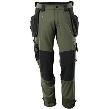 MASCOT 17031 Handwerkerhose, Stretch, Moosgrün, 76C54