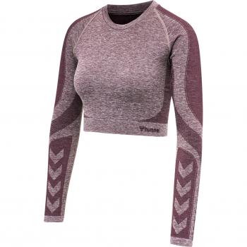 Langarm-T-Shirt für Frauen Hummel hmlkady seamless Rose M female