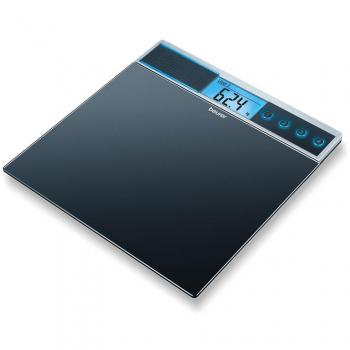 Beurer GS 39 Smart‑Waage aus Glas mit Sprachfunktion und vier Direkt‑Speicher