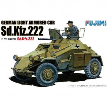 Fujimi Sd.Kfz.222 1/76 Scale German Light Armored Vehicle Kit