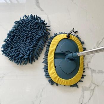 Roterende Chenille CleanPad – Hout & Stof Veegmachine