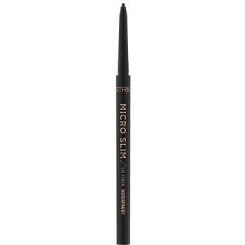 Catrice Micro Slim Eye Pencil Waterproof, Kajal, Nr. 010 Black Perfection, schwarz, definierend, langanhaltend, intensiv, vegan, wasserfest, Mikroplastik Partikel frei