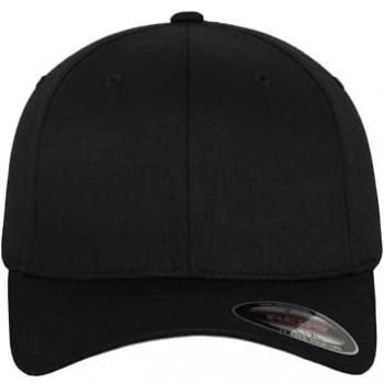 Sombrero Flexfit Juvenil Negro de Wooly Combed