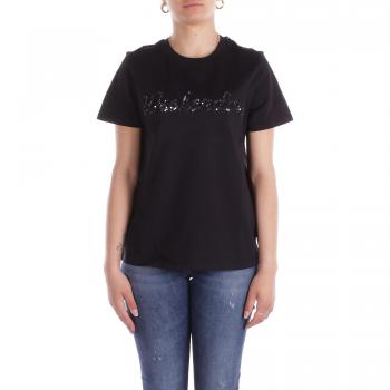 Max Mara T-Shirt Vello in Schwarz