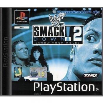 WWF Smackdown! 2: Känn Din Roll – PS1 Spel i Bra Skick