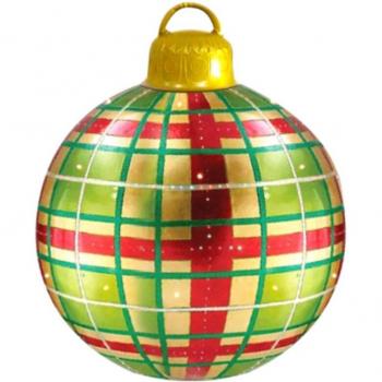 Pelota Decorativa Inflable para Fiestas Navideñas