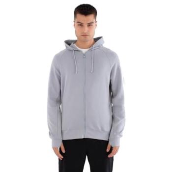 Hurley Blue Full-Zip Worker Sweatshirt XL Menswear