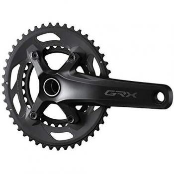 Shimano pédalier GRX‑RX600 2x10S 46/30T – 172,5 mm (noir)