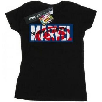 T-shirt Marvel Comics pour femmes, logo Sentinel of Liberty, en coton