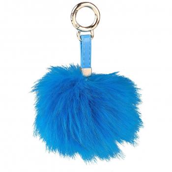 DEPESCHE 4970 Liebe-Pompom Anhänger – 8 cm – Azurblau