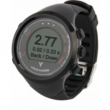 Voice Caddie T1: Smartwatch mit Golf GPS – Schwarz, für Männer & Frauen