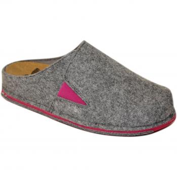 DR.SCHOLL SPIKEY5 GRIGIO CIABATTA DONNA FELTRO