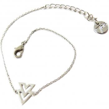 Brazalete Boho con Detalle de Flecha Plateada