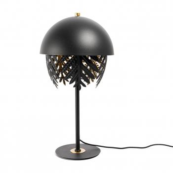 Black-Gold Aparas Table Lamp by Lucande