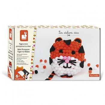 Kit créatif Tigre en Mini Pompons