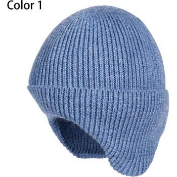 Warm Knitted Hat with Windproof Ear Covers